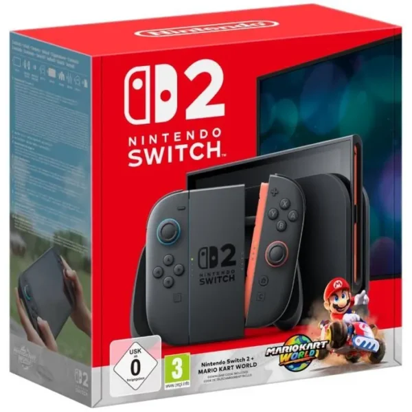 Nintendo Switch 2 • Blue Light & Red Light + Mario Kart World